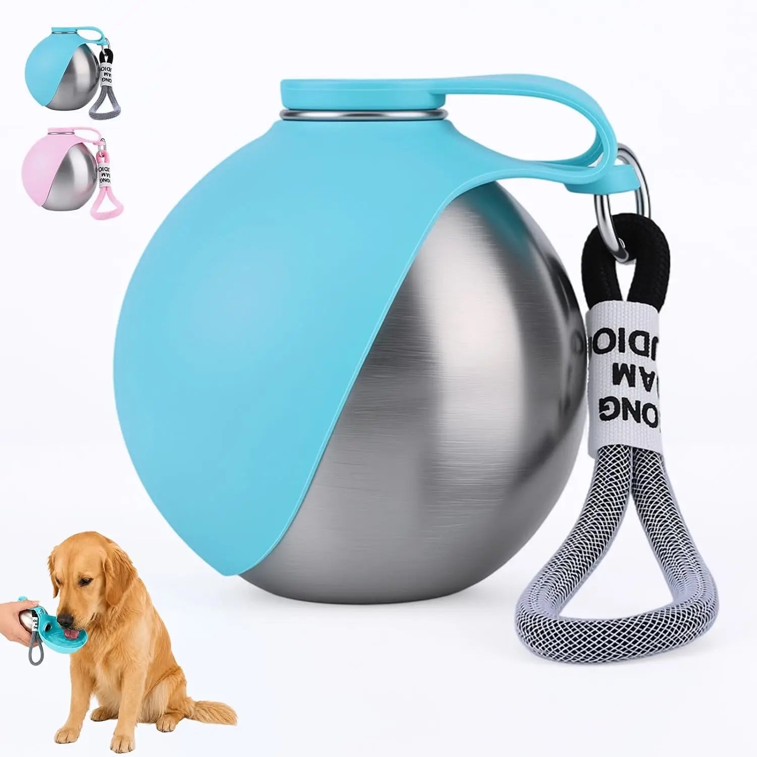 2-in-1 Portable Dog Water Bottle