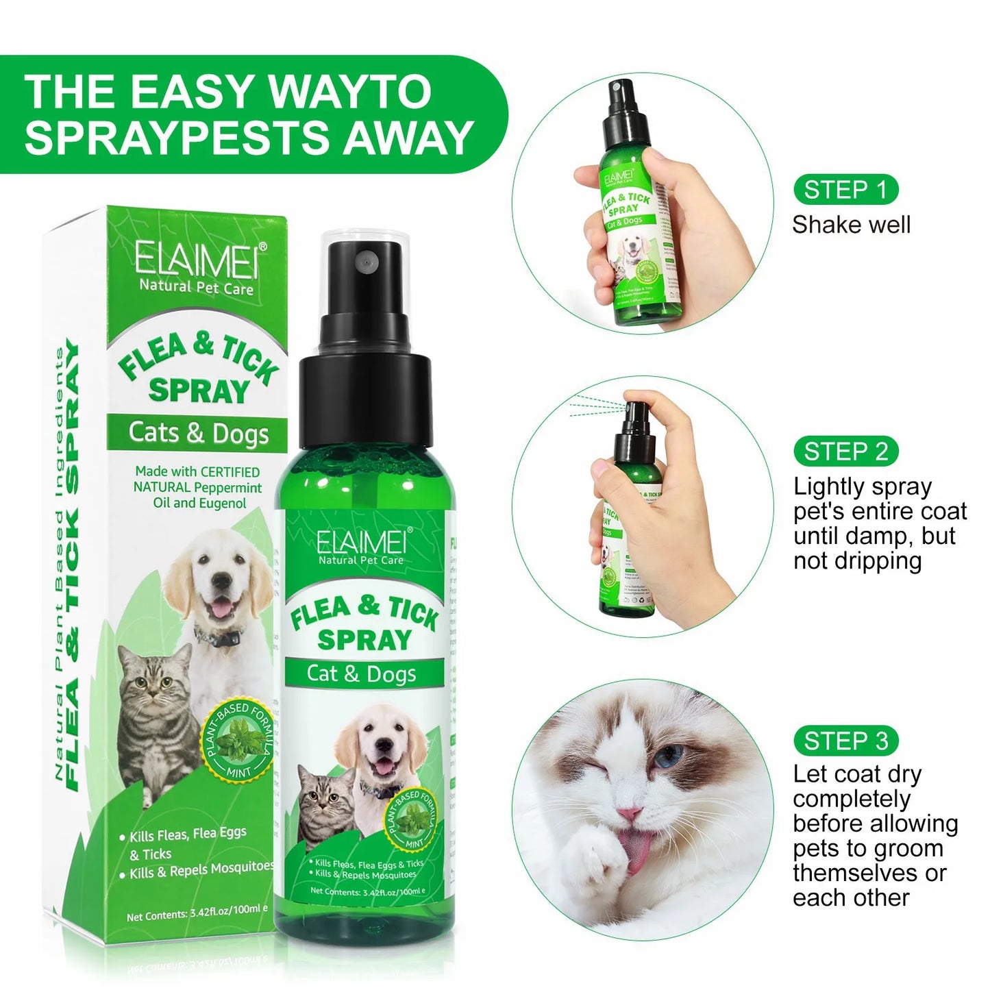 Peppermint Flea &amp; Tick Spray