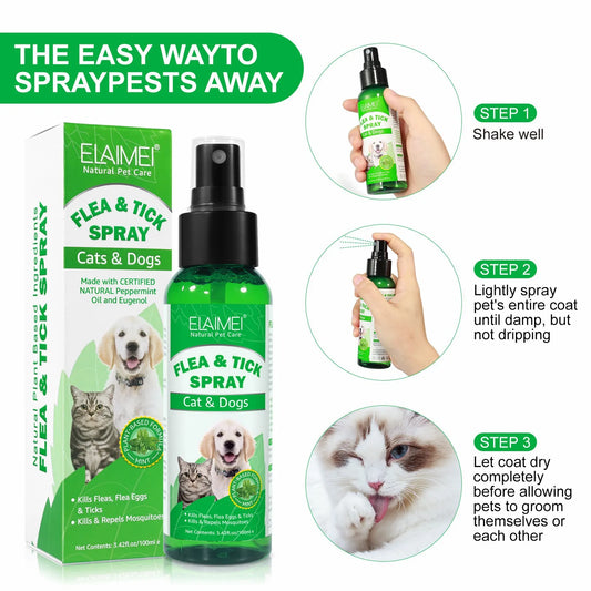 Peppermint Flea &amp; Tick Spray