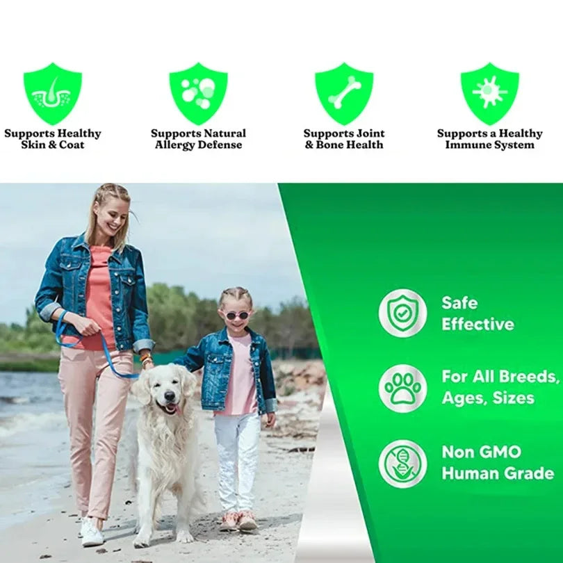 Salmon Omega Shine Oil for Dogs &amp; Cats