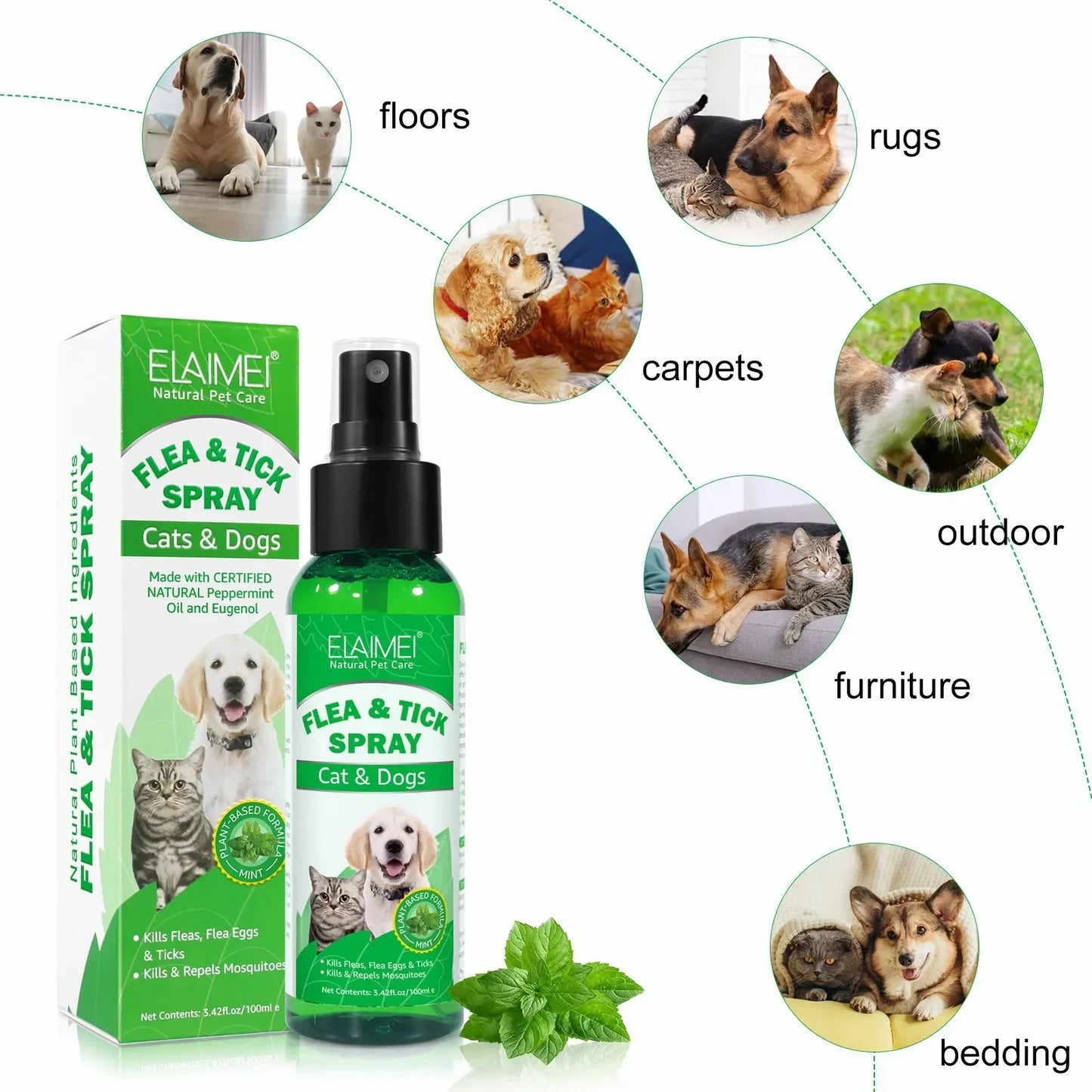 Peppermint Flea &amp; Tick Spray