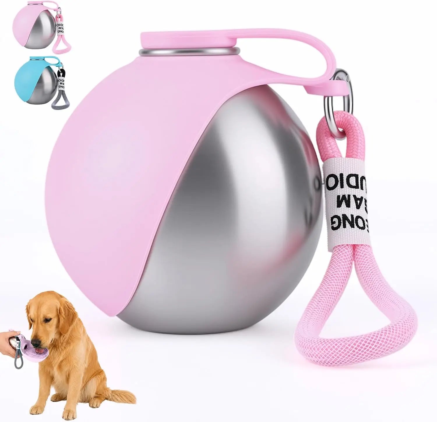 2-in-1 Portable Dog Water Bottle
